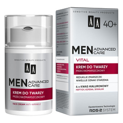 Men Advanced Care Vital 40+ krem do twarzy przeciwzmarszczkowy 50ml