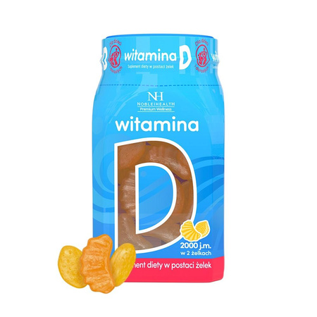 Premium Wellness witamina D w żelkach suplement diety 180g
