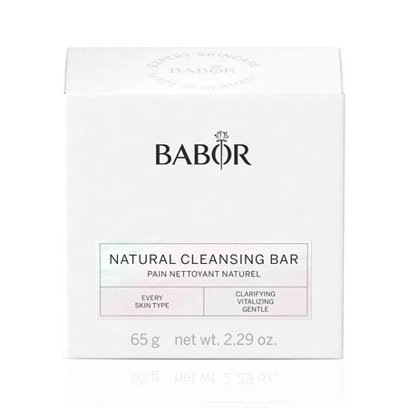 Babor Natural Cleansing Bar kostka do oczyszczania twarzy z mydelniczką 65g