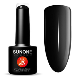 All In One lakier hybrydowy 3w1 Czarna Inez 5ml