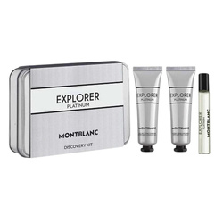 Explorer Platinum zestaw miniatura wody perfumowanej spray 7.5ml + żel oczyszczający 30ml + krem do twarzy 30ml