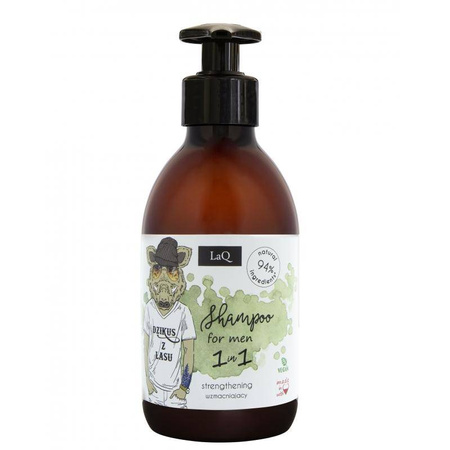 Dziki szampon dla facetów 1w1 z ekstraktem z kory dębu 300ml