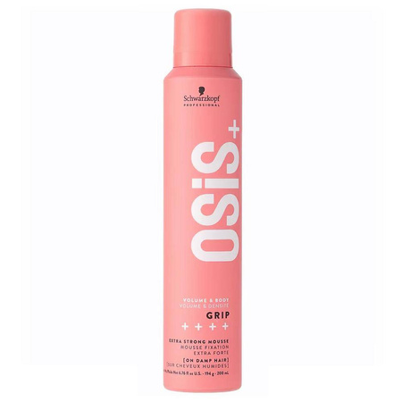 Osis+ Grip extra mocna pianka zwiększająca objętość włosów 200ml