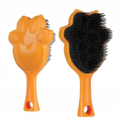 Pet Mini mała szczotka dla zwierząt Pomarańczowa