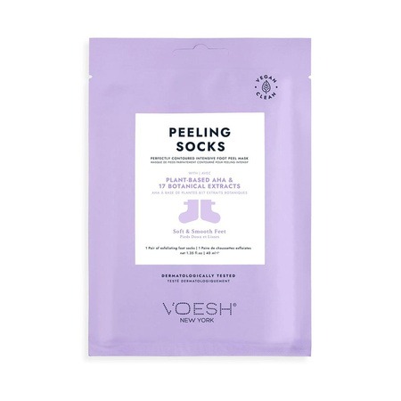 Peeling Socks skarpety złuszczające z kwasami AHA i Ekstraktami Botanicznymi 1 para