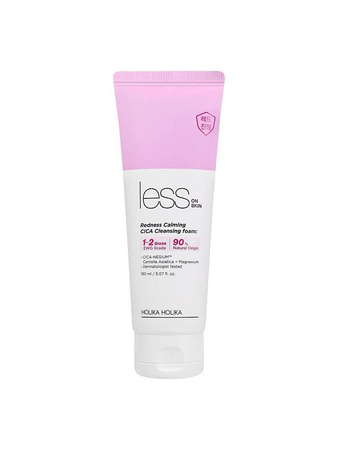 Holika Holika Less On Skin Redness Calming CICA Cleansing Foam pianka myjąca do podrażnionej i zaczerwienionej skóry 150ml