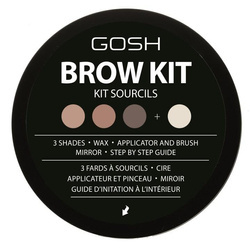 Gosh Brow Kit zestaw do stylizacji brwi 001