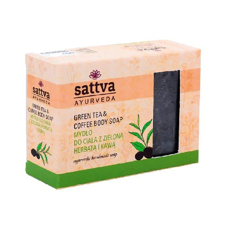 Glicerynowe mydło do ciała Zielona Herbata i Kawa 125g