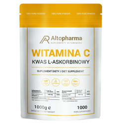 AltoPharma Witamina C Kwas L-Askorbionowy suplement diety w proszku 1000g
