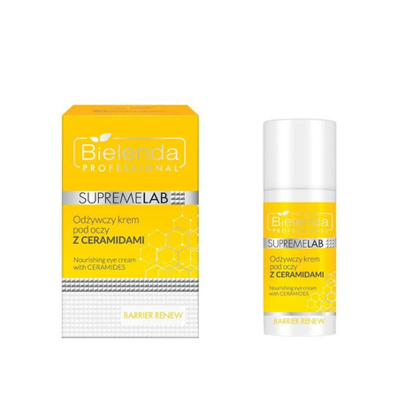 Bielenda Professional SupremeLab Barrier Renew odżywczy krem pod oczy z ceramidami 15ml