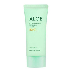 Holika Holika Aloe Cica Waterproof Sunscreen wodoodporny krem przeciwsłoneczny do ciała i twarzy SPF50+ PA++++ 100ml