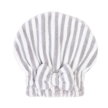 TRUST MY SISTER - Czepek do włosów z mikrofibry Grey