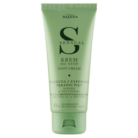 Sensual krem do stóp Konopie &amp; Panthenol 100g