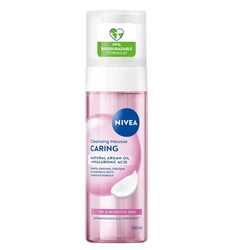 Caring pielęgnująca pianka do oczyszczania twarzy 150ml