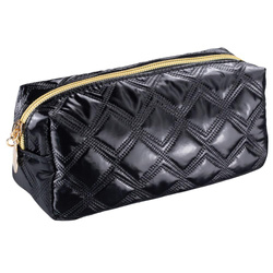 Gold &amp; Black kosmetyczka pikowana czarna