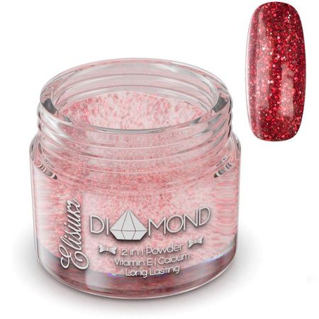 Diamond 2in1 Powder proszek do manicure tytanowego D05 Twinkle By Red 23g