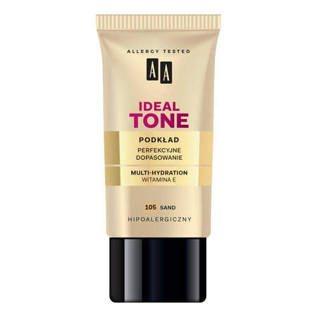 Make Up Ideal Tone podkład perfekcyjne dopasowanie 105 Sand 30ml