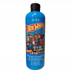 Hot Wheels Shampoo &amp; Shower Gel szampon i żel pod prysznic dla dzieci Green Apple 500ml