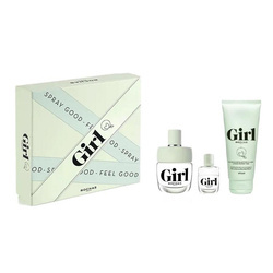 Rochas Girl zestaw woda toaletowa spray 100ml + miniatura wody toaletowej 4.5ml + złuszczający żel pod prysznic 100ml