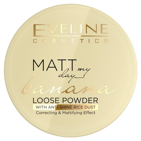Matt My Day Banana Loose Powder korygująco-matujący sypki puder do twarzy 6g