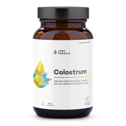 Colostrum 500mg suplement diety w proszku kwaśna cytryna 66g