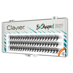 BeShaped jedwabne kępki rzęs skręt B 10D 11mm