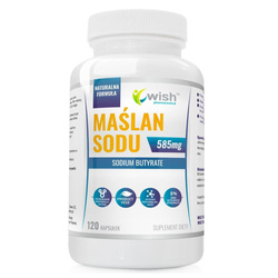 WISH Pharmaceutical Maślan Sodu 585mg suplement diety 120 kapsułek
