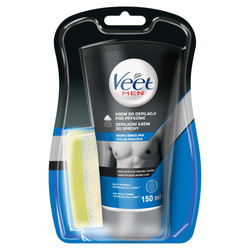 Veet Men- krem do depilacji pod prysznic skóra wrażliwa 150ml