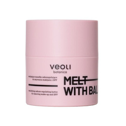 Veoli Botanica Melt With Balance emulgujące masełko seboregulujące do zmywania makijażu i SPF do skóry z niedoskonałościami 40g
