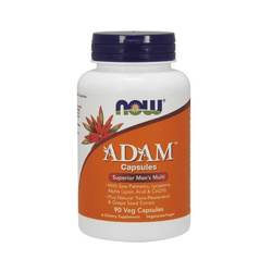 Now Foods Adam Superior Men's Multi witaminy dla mężczyzn suplement diety 90 kapsułek wegetariańskich