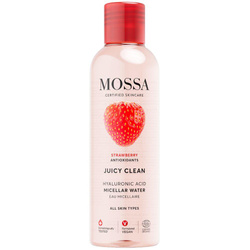 MOSSA Juicy Clean woda micelarna z kwasem hialuronowym i ekstraktem z truskawki 3w1 200ml