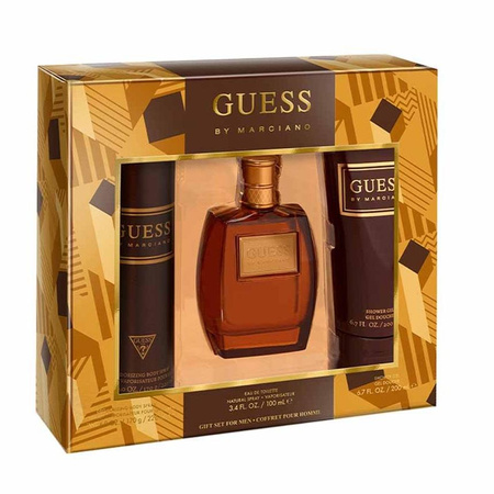 Guess by Marciano zestaw woda toaletowa spray 100ml + żel pod prysznic 200ml + dezodorant spray 226ml