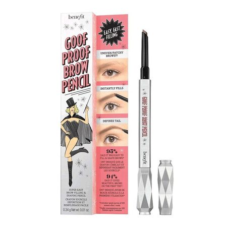 BENEFIT - Goof Proof Brow Pencil kredka do brwi 4 Warm Deep Brown 0.34g
