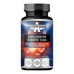Potassium Iodide Tabs suplement diety 180 kapsułek