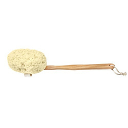 Gąbka do kąpieli na drewnianej rączce 45cm 6036