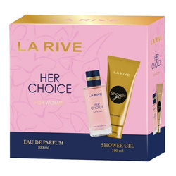 Her Choice zestaw woda perfumowana spray 100ml + żel pod prysznic 100ml