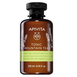 Apivita Tonic Mountain Tea Shower Gel with Essential Oils tonizujący żel pod prysznic z Górską Herbatą i olejkami eterycznymi 250ml