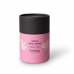 Twisty Wave New World jedwabny czepek do włosów kręconych