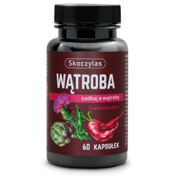 Wątroba ostropest + karczoch + kapsaicyna suplement diety 60 kapsułek
