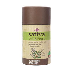 Natural Herbal Dye for Hair naturalna ziołowa farba do włosów Light Brown 150g