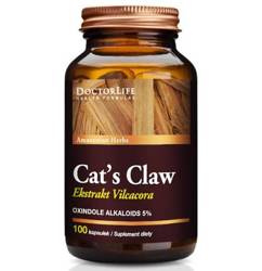 Doctor Life Cat's Claw Koci Pazur Extract 500mg suplement diety 100 kapsułek