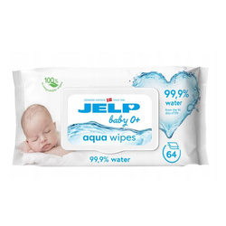 Aqua Wipes chusteczki nawilżane 99.9% wody 64szt