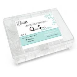 ELISIUM Quick Shape Nail Form Type2 formy do przedłużania paznokci 120 szt.