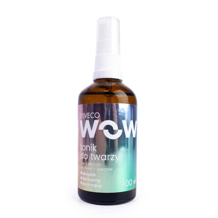Sylveco WOW Łagodny tonik do twarzy do codziennej pielęgnacji nastoletniej cery 100ml