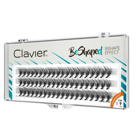 BeShaped jedwabne kępki rzęs skręt B 10D 9mm