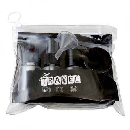 Zestaw akcesoriów podróżnych Czarny