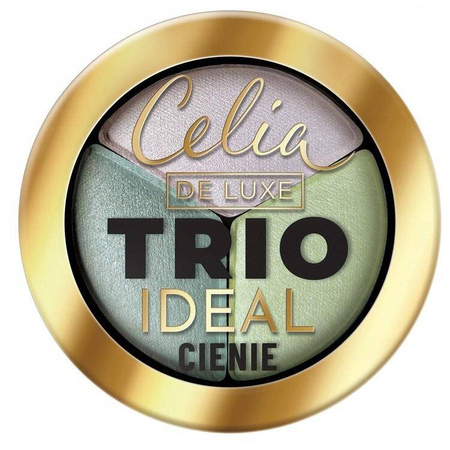 De Luxe Trio Ideal prasowane cienie do powiek 302 4g