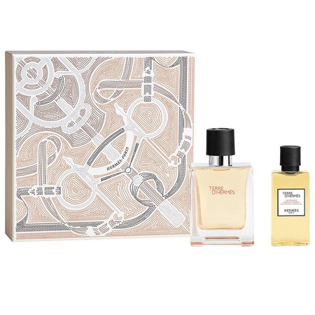 Terre D'Hermes zestaw woda toaletowa spray 50ml + żel pod prysznic 40ml