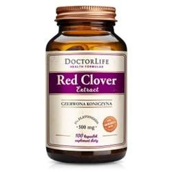 Doctor Life Red Clover Extract czerwona koniczyna 500mg suplement diety 100 kapsułek