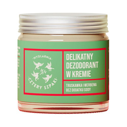 Delikatny dezodorant w kremie Truskawka i Werbena 60ml